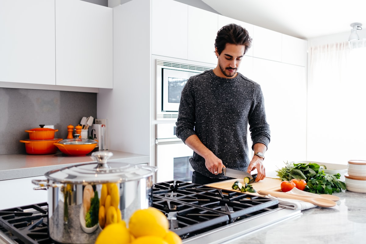 Sheet pan dinner with roasted vegetables and salmon